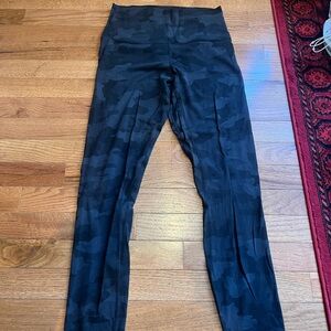 lululemon athletica Black Camo Leggings